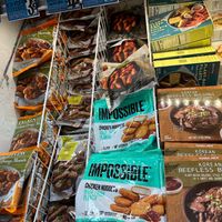 Vegan “meat” frozen section at Trader Joe's in Gainesville