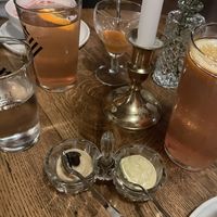 Hummus and Orange sorbet    at Zebra in Bern