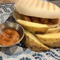 Bocata de chorizo vegetal  at Mestiça NewClassic in Cordoba