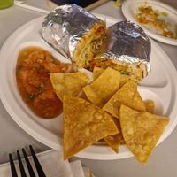 Veggie burrito at Pinches Tacos in Las Vegas