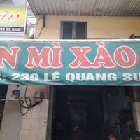 Main sign at Bun Mi Xao Chay  in Ho Chi Minh City
