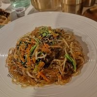 Japchae vegano (spaghetti di patate dolci) at Ristorante Chingu BBQ in Treviso