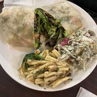  Chicken and basil pesto wrap  at Earth Bistro in Cleveland