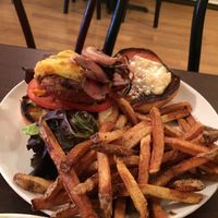 Vegan Beyond Burger special  at Earth Bistro in Cleveland