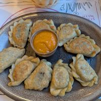 Jackfruit fried pierogi at Pierogarnia Stary Młyn in Bydgoszcz