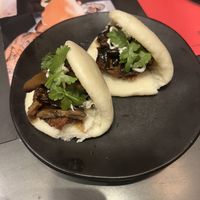 Yummy mushroom boa buns  at Wagamama in Romford