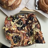 Foccacia  at Land & Monkeys - Les Halles in Paris