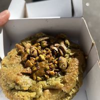 Pistachio cookie  at Land & Monkeys - Les Halles in Paris