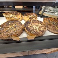 Assorted quiches at Land & Monkeys - Les Halles in Paris