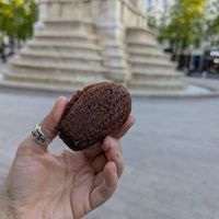 Chocolate madeleine at Land & Monkeys - Les Halles in Paris
