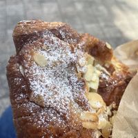 almond croissant   at Land & Monkeys - Les Halles in Paris