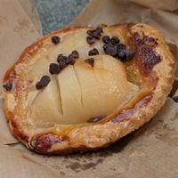 pear tart at Land & Monkeys - Les Halles in Paris