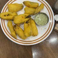 Chilli Bajji Pakora Fritters - Vegann  at MTR 1924 - Mavalli Tiffin Rooms in Mississauga
