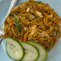 Veg noodles at Restoran Fatimah in Sandakan