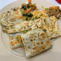 The Veggie Murtabak was incredibly at Restoran Fatimah in Sandakan