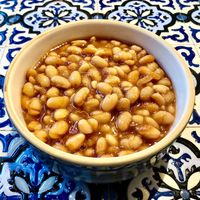 Baked beans at Feta Restaurant in Dubai