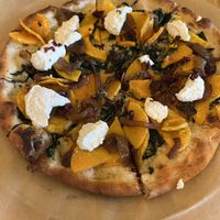 Sweet potato pizza (vegan )  at True Food Kitchen in Dallas