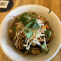 Glass noodles with tofu (vegan)  at True Food Kitchen in Dallas