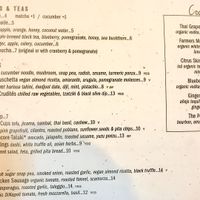 Menu 1 at True Food Kitchen in Dallas