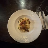 Salted mushroom risotto   at The Green House  in Sutton Coldfield