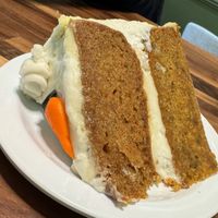 Vegan Carrot Cakee  at Adam and Eve Cafe in Birmingham