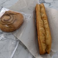 Salted bun and... Something else. at Pandan Manis in Central Singapore