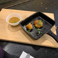 omg amazing pretzel bites, kind of small for $7 but worth it. yummy agave mustard at 24 Carrots in Tempe