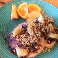 French toast gluten free...amazing and filling at 24 Carrots in Tempe