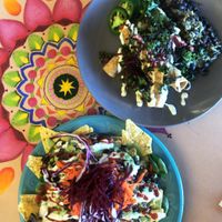 Nachos and Seasonal Butternut Squash Taquitos at 24 Carrots in Tempe