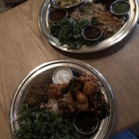 Thali plate with paneer!   at The Sudra - 28th Ave in Portland