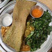 Dosa plate  at The Sudra - 28th Ave in Portland
