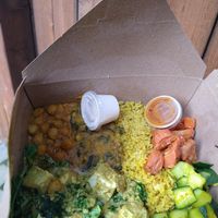 Curry Thali with tofu paneer at The Sudra - 28th Ave in Portland