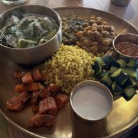 thali plate (enough for 2)  at The Sudra - 28th Ave in Portland