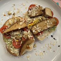 Vegan Benedict (option 22)  at Too Much - Brunch e Café in Lecce