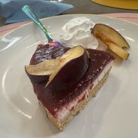 Vegan Plum Cheesecake   at Too Much - Brunch e Café in Lecce