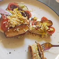 Smoked Tofu Scramble at Too Much - Brunch e Café in Lecce