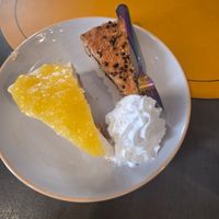 Vegan cheesecake and cookie cake both were fantastic! at Too Much - Brunch e Café in Lecce
