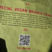 Vegan menu item at Too Much - Brunch e Café in Lecce