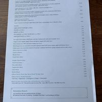 The vegan menu   at The Cosy Club in Cardiff