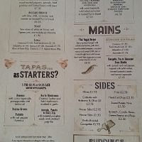 Vegan Menu at The Cosy Club in Cardiff