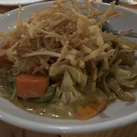 Yellow curry   at Village of OM in Sacramento