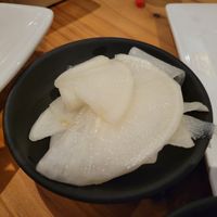 Pickled Daikon at Village of OM in Sacramento