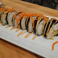 Ziggy of Om sushi roll at Village of OM in Sacramento