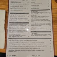 Updated menu (12/19/2024) - fully vegan! at Village of OM in Sacramento