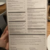Menu, was mentioned soft-open menu, more coming #Veganuary at Village of OM in Sacramento