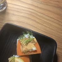 Sushi closeup  at Village of OM in Sacramento