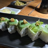 Zen garden sushi   at Village of OM in Sacramento