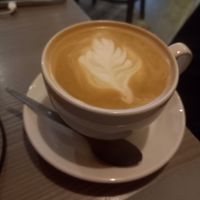 Coconut latte at Henry's Coffee House in Dundee