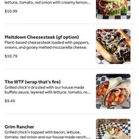 Sandwiches and wraps  at Bad Garden Kitchen in Lancaster