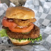 Smoke show chicken sandwichh  at Bad Garden Kitchen in Lancaster